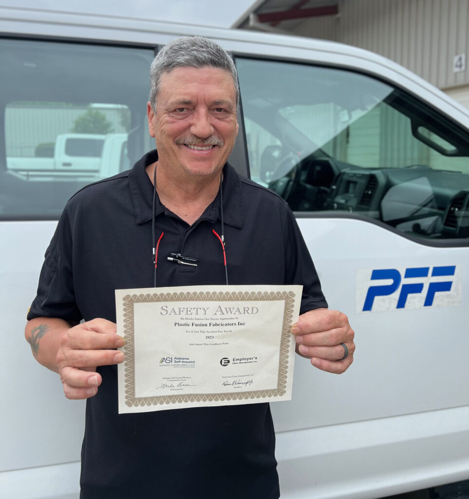 Plastic Fusion Fabricators Wins ASI Safety Award